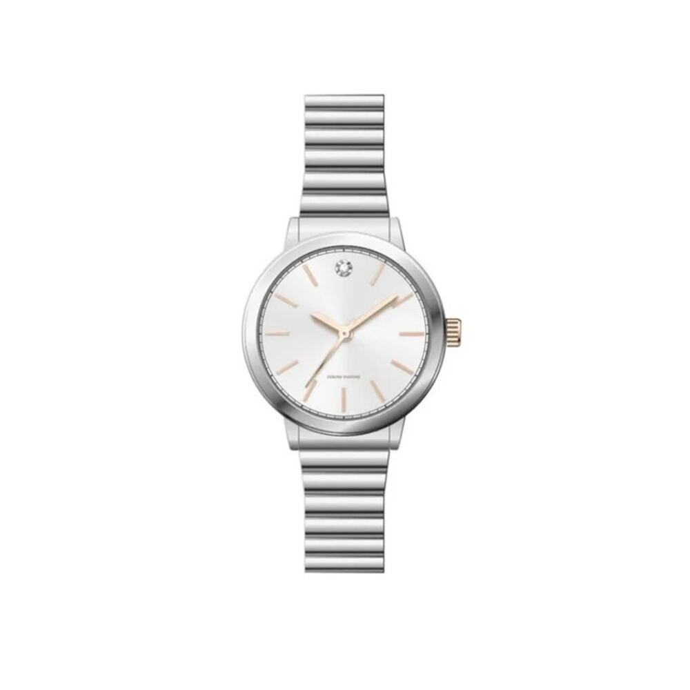 Jones New York Womens Genuine Silver-tone